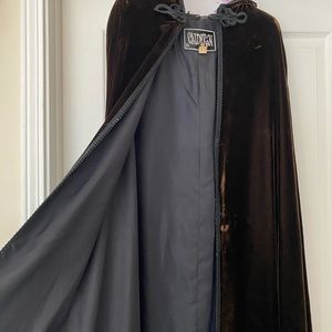 Vintage 1960’s Brown Velvet Cape